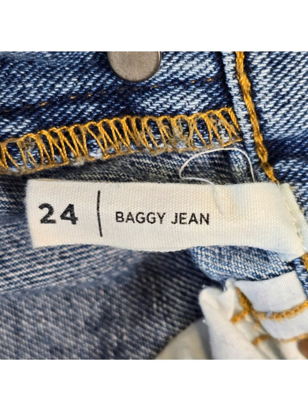 Pacsun 24 Womens Baggy Jeans Distressed Light Wash Casual Denim Pants - Picture 4 of 8
